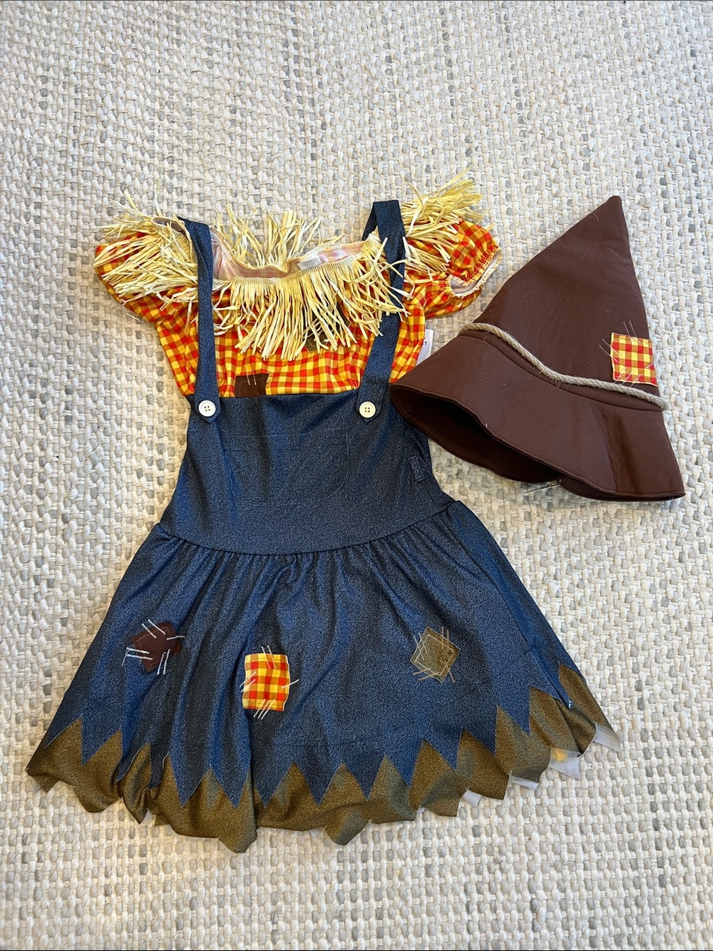 Cornfield Cutie Scarecrow Halloween Costume XS 0-2
